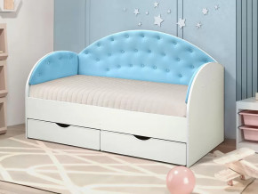 Кровать с мягкими спинками Софа 10.1 без борта в Тюмени - mebel-tymen.ru | фото