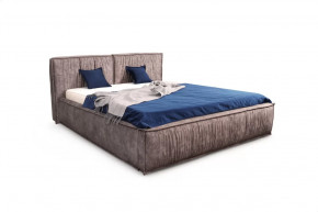 Кровать с ортопедическим основанием Чикаго 1400 стандарт Вариант 2, Аликанте коричневый в Тюмени - mebel-tymen.ru | фото