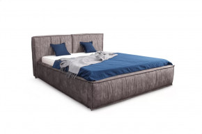 Кровать с ортопедическим основанием Чикаго 1800 стандарт Вариант 1, Аликанте серый в Тюмени - mebel-tymen.ru | фото