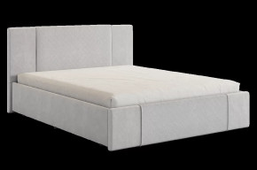 Кровать с основанием Хлоя 160х200 см галька (велюр) в Тюмени - mebel-tymen.ru | фото