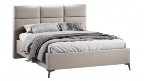 Кровать с ПМ «Делана»  (с подъемным механизмом)  Велюр Confetti Smoke в Тюмени - mebel-tymen.ru | фото