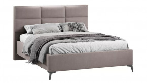 Кровать с ПМ «Делана»  (с подъемным механизмом)  Велюр Мокко темный в Тюмени - mebel-tymen.ru | фото