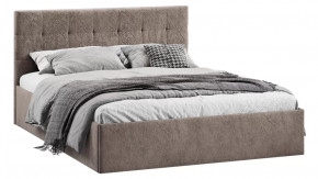 Кровать с ПМ «Джоли» Тип 1 (с подъемным механизмом) без заглушины Микровелюр Wellmart Latte в Тюмени - mebel-tymen.ru | фото