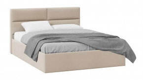 Кровать с ПМ «Глосс» Тип 1 (с подъемным механизмом) без заглушины Велюр Мокко светлый в Тюмени - mebel-tymen.ru | фото