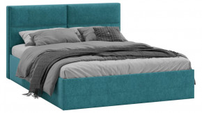 Кровать с ПМ «Глосс» Тип 1 (с подъемным механизмом) с заглушиной Микровелюр Jercy Izumrud в Тюмени - mebel-tymen.ru | фото