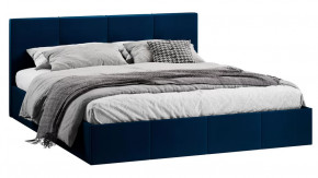 Кровать с ПМ «Лора»  (с подъемным механизмом) с заглушиной Велюр Confetti Blue в Тюмени - mebel-tymen.ru | фото