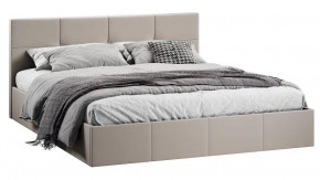 Кровать с ПМ «Лора»  (с подъемным механизмом) с заглушиной Велюр Confetti Smoke в Тюмени - mebel-tymen.ru | фото