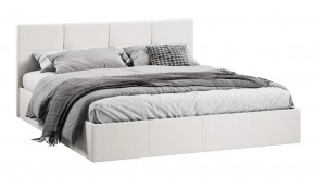 Кровать с ПМ «Лора»  (с подъемным механизмом) с заглушиной Велюр светлый в Тюмени - mebel-tymen.ru | фото