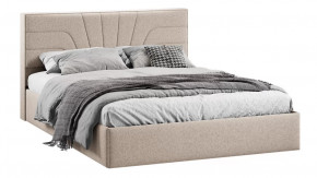 Кровать с ПМ «Пандора» Тип 1 (с подъемным механизмом) Микровелюр Jercy Cream в Тюмени - mebel-tymen.ru | фото