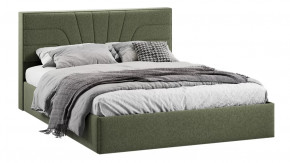 Кровать с ПМ «Пандора» Тип 1 (с подъемным механизмом) Микровелюр Jercy Deep Green в Тюмени - mebel-tymen.ru | фото