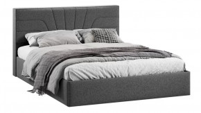 Кровать с ПМ «Пандора» Тип 1 (с подъемным механизмом) Микровелюр Jercy Graphite в Тюмени - mebel-tymen.ru | фото