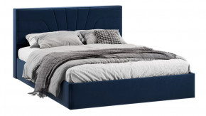 Кровать с ПМ «Пандора» Тип 1 (с подъемным механизмом) Микровелюр Wellmart Blue в Тюмени - mebel-tymen.ru | фото