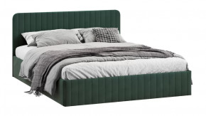 Кровать с ПМ «Шелли» Тип 1 (с подъемным механизмом) с заглушиной Велюр Confetti Deep forest в Тюмени - mebel-tymen.ru | фото