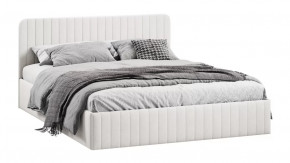 Кровать с ПМ «Шелли» Тип 1 (с подъемным механизмом) с заглушиной Велюр светлый в Тюмени - mebel-tymen.ru | фото