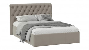 Кровать с ПМ «Скарлет» Тип 1 (с подъемным механизмом) Велюр Мокко темный в Тюмени - mebel-tymen.ru | фото