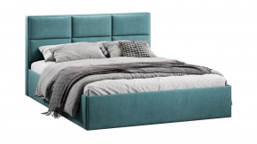 Кровать с ПМ «Стелла» Тип 1 (с подъемным механизмом) Микровелюр Wellmart Indigo в Тюмени - mebel-tymen.ru | фото