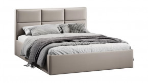 Кровать с ПМ «Стелла» Тип 1 (с подъемным механизмом) с заглушиной Велюр Confetti Smoke в Тюмени - mebel-tymen.ru | фото
