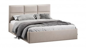 Кровать с ПМ «Стелла» Тип 1 (с подъемным механизмом) с заглушиной Велюр Мокко светлый в Тюмени - mebel-tymen.ru | фото