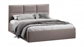 Кровать с ПМ «Стелла» Тип 1 с заглушиной Велюр Мокко темный в Тюмени - mebel-tymen.ru | фото