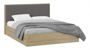 Кровать с ПМ «Сэнди» Тип 2 (с подъемным механизмом) без заглушины Вяз благородный, Велюр Графит в Тюмени - mebel-tymen.ru | фото