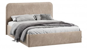 Кровать с ПМ «Тиффани» Тип 1 (с подъемным механизмом) Микровелюр Wellmart Dark Beige в Тюмени - mebel-tymen.ru | фото