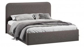 Кровать с ПМ «Тиффани» Тип 1 (с подъемным механизмом) с заглушиной Микровелюр Jercy Stone в Тюмени - mebel-tymen.ru | фото