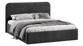 Кровать с ПМ «Тиффани» Тип 1 (с подъемным механизмом) с заглушиной Микровелюр Wellmart Graphite в Тюмени - mebel-tymen.ru | фото