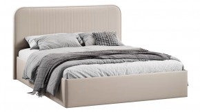 Кровать с ПМ «Тиффани» Тип 1 (с подъемным механизмом) с заглушиной Велюр Confetti Cream в Тюмени - mebel-tymen.ru | фото