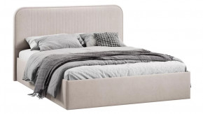 Кровать с ПМ «Тиффани» Тип 1 (с подъемным механизмом) с заглушиной Велюр Мокко светлый в Тюмени - mebel-tymen.ru | фото