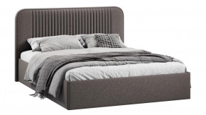 Кровать с ПМ «Тиффани» Тип 1 с заглушиной Микровелюр Jercy Stone в Тюмени - mebel-tymen.ru | фото