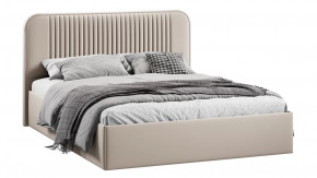 Кровать с ПМ «Тиффани» Тип 1 с заглушиной Велюр Confetti Cream в Тюмени - mebel-tymen.ru | фото