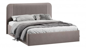 Кровать с ПМ «Тиффани» Тип 1 с заглушиной Велюр Мокко темный в Тюмени - mebel-tymen.ru | фото