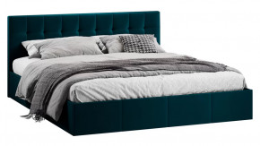 Кровать с ПМ «Эмма» (с подъемным механизмом) с заглушиной Велюр Confetti Izumrud в Тюмени - mebel-tymen.ru | фото
