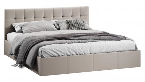 Кровать с ПМ «Эмма» (с подъемным механизмом) с заглушиной Велюр Confetti Smoke в Тюмени - mebel-tymen.ru | фото