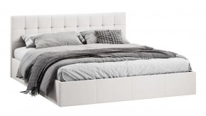 Кровать с ПМ «Эмма» (с подъемным механизмом) с заглушиной Велюр светлый в Тюмени - mebel-tymen.ru | фото