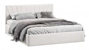 Кровать с ПМ «Эвори» Тип 1 (с подъемным механизмом) с заглушиной Велюр светлый в Тюмени - mebel-tymen.ru | фото