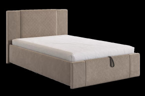 Кровать с подъемным механизмом Хлоя 120х200 см латте (велюр) в Тюмени - mebel-tymen.ru | фото