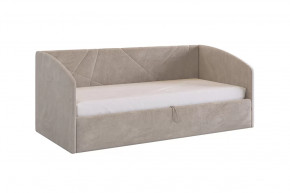 Кровать с подъемным механизмом Квест (Софа) 90х200 см латте (велюр) в Тюмени - mebel-tymen.ru | фото