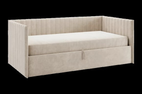 Кровать с подъемным механизмом Твикс (Софа) 90х200 см капучино (велюр) в Тюмени - mebel-tymen.ru | фото
