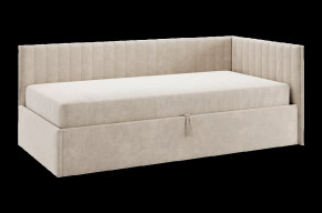 Кровать с подъемным механизмом Твикс (Тахта) 90х200 см капучино (велюр) в Тюмени - mebel-tymen.ru | фото