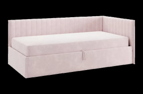 Кровать с подъемным механизмом Твикс (Тахта) 90х200 см нежно-розовый (велюр) в Тюмени - mebel-tymen.ru | фото
