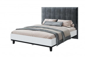 Кровать Шарлиз с мягким изголовьем, 1400*2000 мм, бренди лайт/белое сияние в Тюмени - mebel-tymen.ru | фото