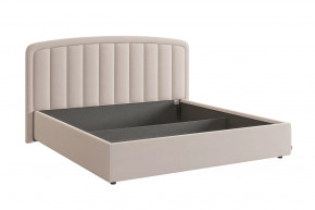 Кровать (каркас) Сиена 2 180х200 см крем (велюр) в Тюмени - mebel-tymen.ru | фото