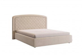 Кровать (каркас) Сильва 2 160х200 см крем (велюр) в Тюмени - mebel-tymen.ru | фото