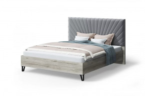 Кровать Сильвия с мягким изголовьем, 1600*2000 мм, серый в Тюмени - mebel-tymen.ru | фото