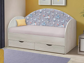 Кровать Софа 11 без борта Велюр Шарики в Тюмени - mebel-tymen.ru | фото