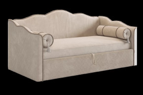 Кровать-софа Лея К1 90х200 см крем (велюр)/латте (велюр) в Тюмени - mebel-tymen.ru | фото