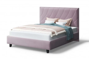 Кровать СОФИЯ 2000*1200мм (на опорах), велюр NEO 15 (лиловый), (б/основания, б/матраса) в Тюмени - mebel-tymen.ru | фото