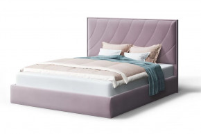 Кровать СОФИЯ 2000*1400мм (без опор), велюр NEO 15 (лиловый), (б/основания, б/матраса) в Тюмени - mebel-tymen.ru | фото