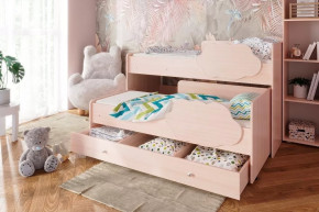 Кровать Соник на щитах с лесенкой 800х1600 Техномебель в Тюмени - mebel-tymen.ru | фото